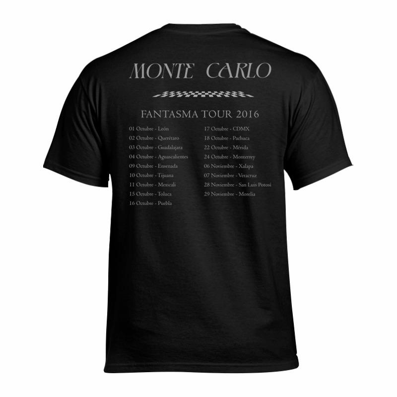 MONTE CARLO — FANTASMA TOUR / HOTLINE TEE Negro