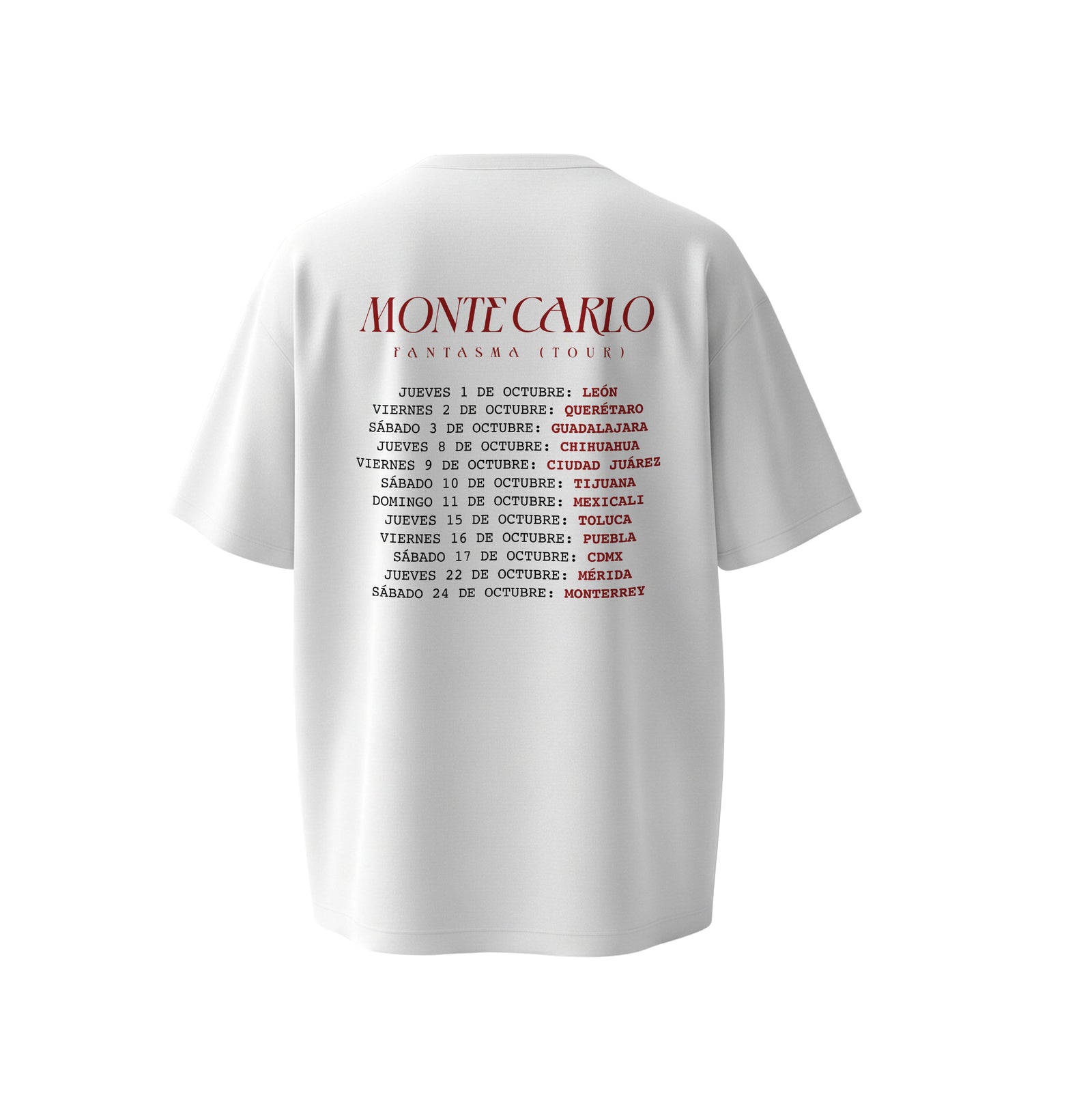 MONTE CARLO — FANTASMA TOUR / ECLIPSE TEE Blanca